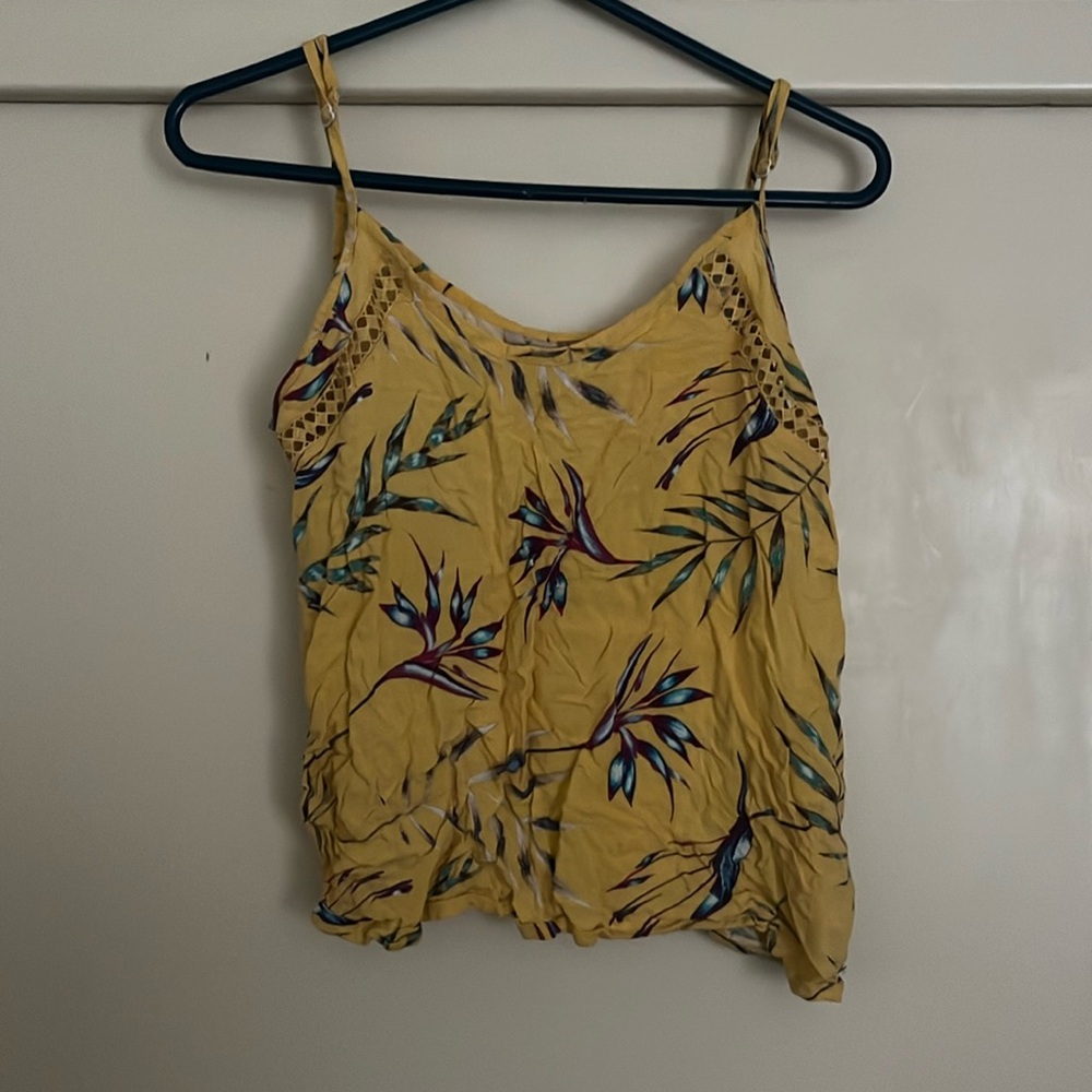 Small Roxy yellow tank top